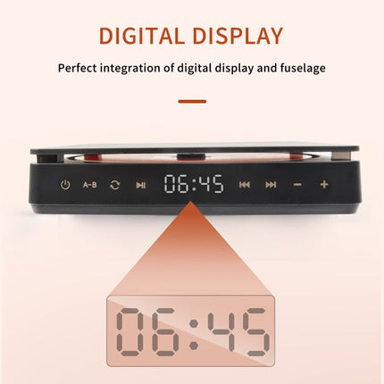 Kecag KC-708 Portable Retro Disc Album CD Player, Disc Album CD Player(Black)