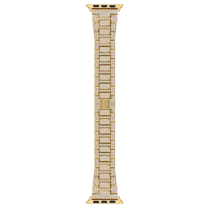 Diamond Metal Watch Band For Apple Watch Series, 7 45mm / 6&SE&5&4 44mm / 3&2&1 42mm, 7 41mm / 6&SE&5&4 40mm / 3&2&1 38mm