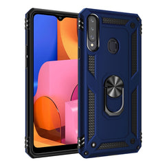 Shockproof TPU + PC Protective Case with 360 Degree Rotating Holder, For Galaxy A20s