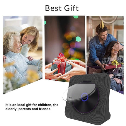 Kecag KC-806 Retro Bluetooth Music Disc Album CD Player, Plug-in Version, Rechargeable Version