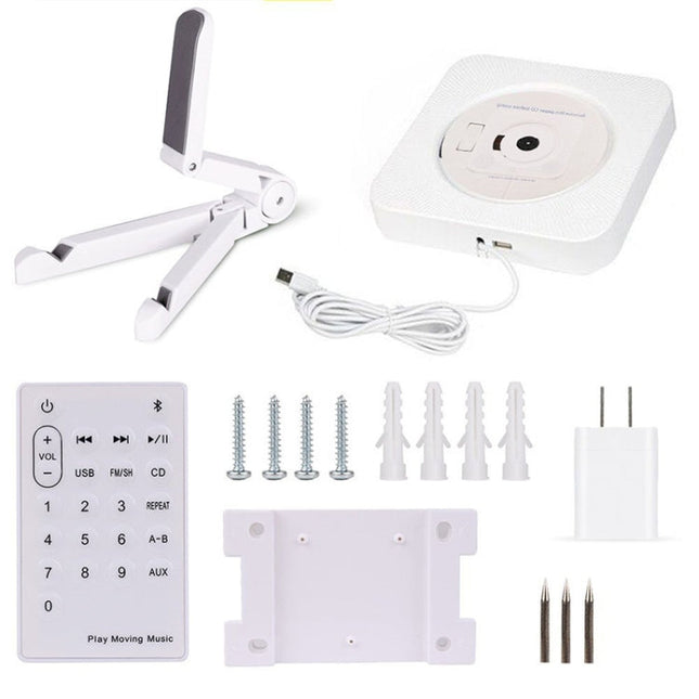 Kecag KC-808 Wall Mounted Bluetooth CD Player, KC-808 White, KC-808 Blue, KC-808 Black, KC-808 Pink