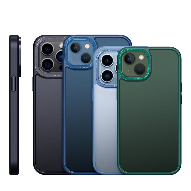 Gold Version Frosted Back Shockproof Phone Case, For iPhone 14 Pro, For iPhone 14 Pro Max