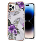 For iPhone 14 Pro / Purple Flower