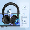 KE08 RGB Stereo PC Wireless Bluetooth Headphones with Microphone