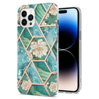 For iPhone 14 Pro Max / Blue Flower