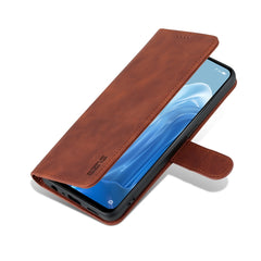 AZNS Skin Feel Calf Texture Flip Leather Phone Case, For OPPO Reno8 Lite