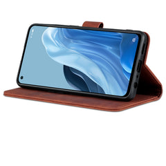 AZNS Skin Feel Calf Texture Flip Leather Phone Case, For OPPO Reno8 Lite