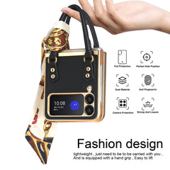 Handbag Design Leather + PC Phone Case, For Samsung Galaxy Z Flip3 5G