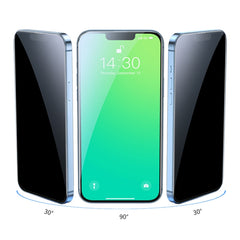 hoco A12 Pro Nano 3D Full Screen Edges Protection Privacy Tempered Glass, For iPhone 14 / 13 / 13 Pro, For iPhone 14 Plus / 13 Pro Max, For iPhone 14 Pro, For iPhone 14 Pro Max