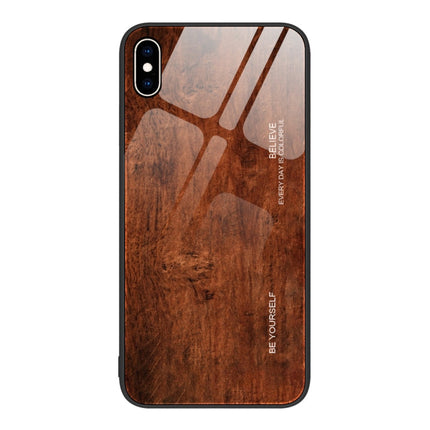 Wood Grain Glass Protective Case, For iPhone XR, For iPhone XS Max, For iPhone 11 Pro, For iPhone 14 Pro Max