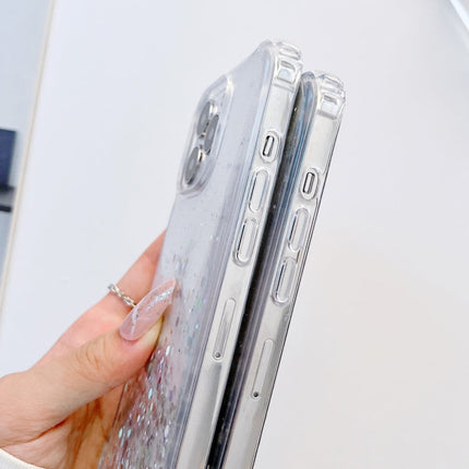 Lanyard Glitter Epoxy Clear Phone Case, For iPhone 14 Pro Max, For iPhone 13 mini, For iPhone 13