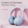 BT029C RGB Dual Modes Cat Ear Wireless Bluetooth Headphone