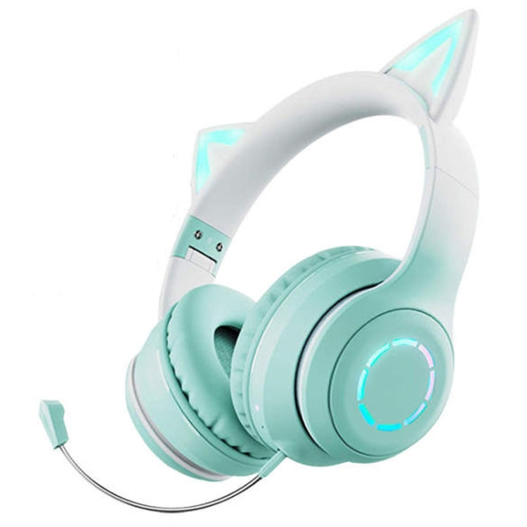 BT029C RGB Dual Modes Cat Ear Wireless Bluetooth Headphone