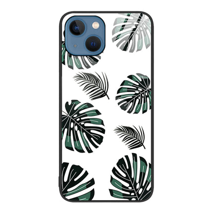 Colorful Painted Glass Phone Case, For iPhone 14