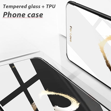 Colorful Painted Glass Phone Case, For iPhone 13