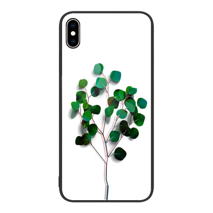 Colorful Painted Glass Phone Case, For iPhone XS Max