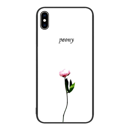 Colorful Painted Glass Phone Case, For iPhone XS Max