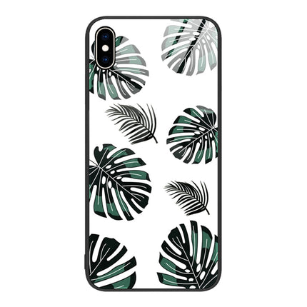 Colorful Painted Glass Phone Case, For iPhone XS Max