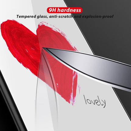 Colorful Painted Glass Phone Case, For iPhone XS Max