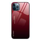 For iPhone 12 Pro Max / Red to Black