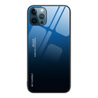 For iPhone 12 Pro Max / Blue to Black