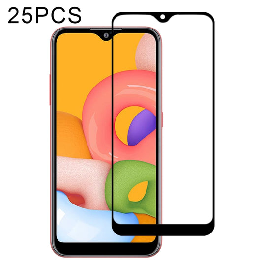 25 PCS Full Glue Full Cover Screen Protector Tempered Glass Film, For Galaxy A01, For Galaxy Note 10 Lite, For Motorola One Hyper, For Motorola Moto G8 Power, For Motorola Moto G8 Plus