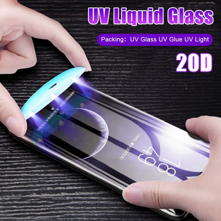 UV Liquid Curved Full Glue Full Screen Tempered Glass Film, For Huawei P40 Pro, For Galaxy S20+(1 PC), For Galaxy S20 Ultra(1 PC), For Galaxy S20(1 PC)