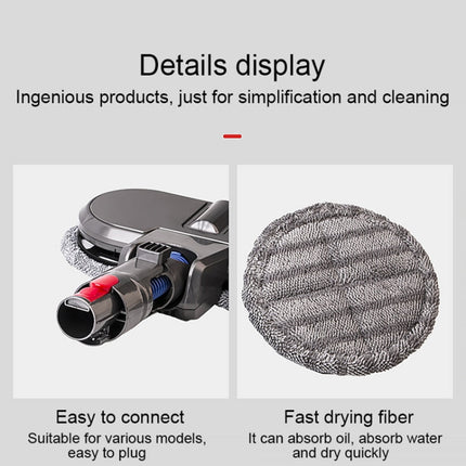 X001 Vacuum Cleaner Electric Mop Cleaning Head with Water Tank, For Dyson V6, For Dyson V7 / V8 / V10 / V11