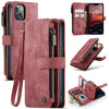 CaseMe C30 Multifunctional Phone Leather Case, For iPhone 14, For iPhone 14 Plus, For iPhone 14 Pro, For iPhone 14 Pro Max