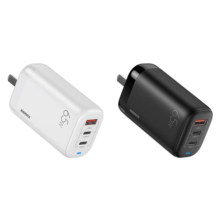 REMAX RP-U55 Territory Series 65W USB+Dual USB-C / Type-C Interface Fast Charger, EU Plug, UK Plug, CN Plug