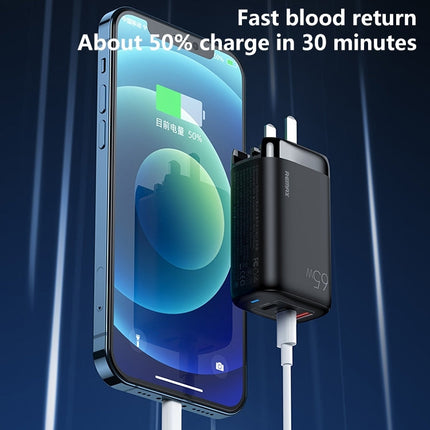 REMAX RP-U55 Territory Series 65W USB+Dual USB-C / Type-C Interface Fast Charger, Specification:US Plug, US Plug
