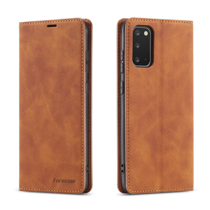 Forwenw Dream Series Oil Edge Strong Magnetism Horizontal Flip Leather Case with Holder & Card Slots & Wallet & Photo Frame, For Galaxy A51, For Galaxy A71, For Xiaomi Redmi Note 8 Pro, For Xiaomi Redmi Note 8, For Galaxy S20, For Galaxy S20 Plus