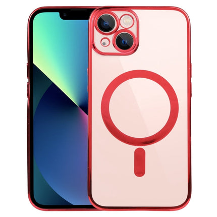 MagSafe Electroplating Straight TPU Phone Case, For iPhone 14, For iPhone 14 Plus