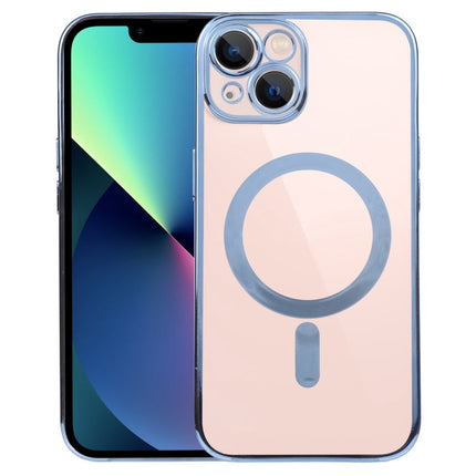 MagSafe Electroplating Straight TPU Phone Case, For iPhone 14, For iPhone 14 Plus