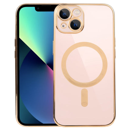 MagSafe Electroplating Straight TPU Phone Case, For iPhone 14, For iPhone 14 Plus
