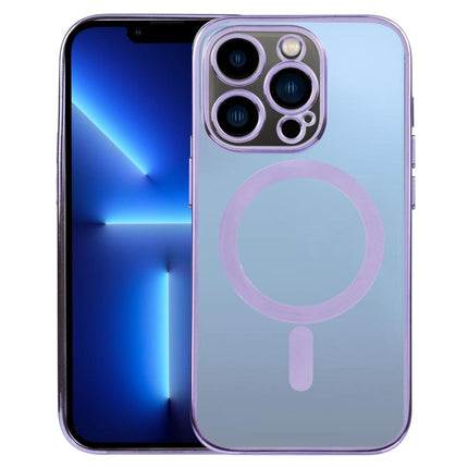 MagSafe Electroplating Straight TPU Phone Case, For iPhone 13, For iPhone 13 Pro