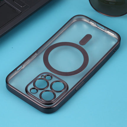 MagSafe Electroplating Straight TPU Phone Case, For iPhone 13 Pro Max, For iPhone 12