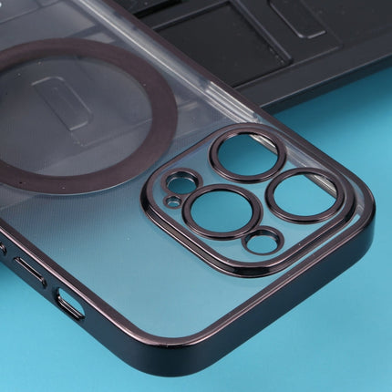 MagSafe Electroplating Straight TPU Phone Case, For iPhone 13 Pro Max, For iPhone 12