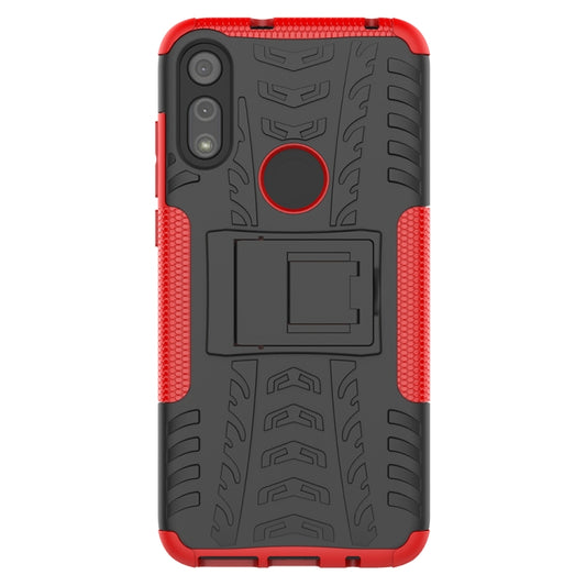 Tire Texture Shockproof TPU+PC Protective Case with Holder, For Motorola Moto E (2020), For Sony Xperia 1 II, For Huawei P40 Lite, For Huawei Y7P