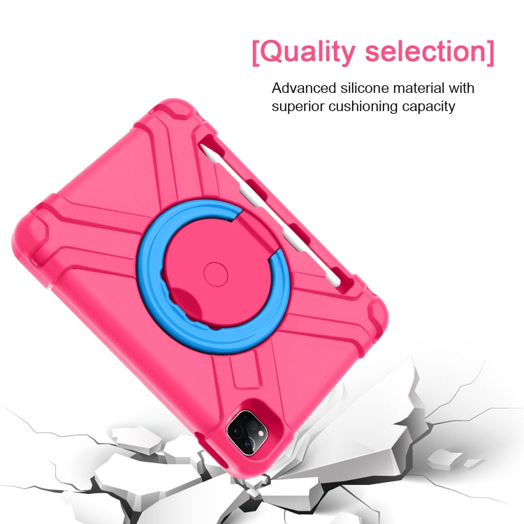 PC + Silicone Shockproof Combination Case with 360 Degree Rotating Holder & Handle, For iPad Pro 11 (2020), For Galaxy Tab A 8.0 (2019)