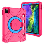 For iPad Pro 11 (2020) / Rose Red+Blue