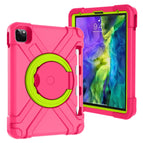 For iPad Pro 11 (2020) / Rose Red+Grass Green