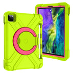 For iPad Pro 11 (2020) / Grass Green+Rose Red