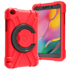 For Galaxy Tab A 8.0 (2019) / Red+Black