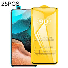 25 PCS 9D Full Glue Full Screen Tempered Glass Film