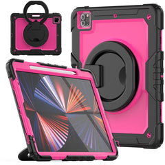 Bracelet Holder Silicone + PC Tablet Case, For iPad Pro 12.9 2021