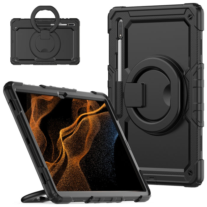 Bracelet Holder Silicone + PC Tablet Case, For Samsung Galaxy Tab S8 Ultra, For Samsung Galaxy Tab S8 / S7, For Samsung Galaxy Tab S8+ / S7+