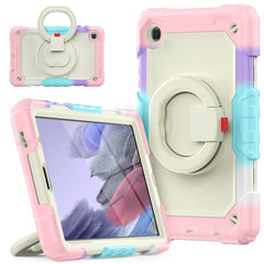 Bracelet Holder Silicone + PC Tablet Case, For Samsung Galaxy Tab A7 Lite, For Samsung Galaxy Galaxy Tab A8