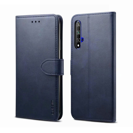 GUSSIM Business Style Horizontal Flip Leather Case with Holder & Card Slots & Wallet, For Huawei P20 Pro, For Huawei P20, For Huawei P40 Lite/Nova 6 SE/7i, For Huawei Honor 20, For Galaxy A20e, For Galaxy A20s