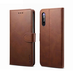 GUSSIM Business Style Horizontal Flip Leather Case with Holder & Card Slots & Wallet, For Sony Xperia 5, For Sony Xperia 8 / Xperia 20